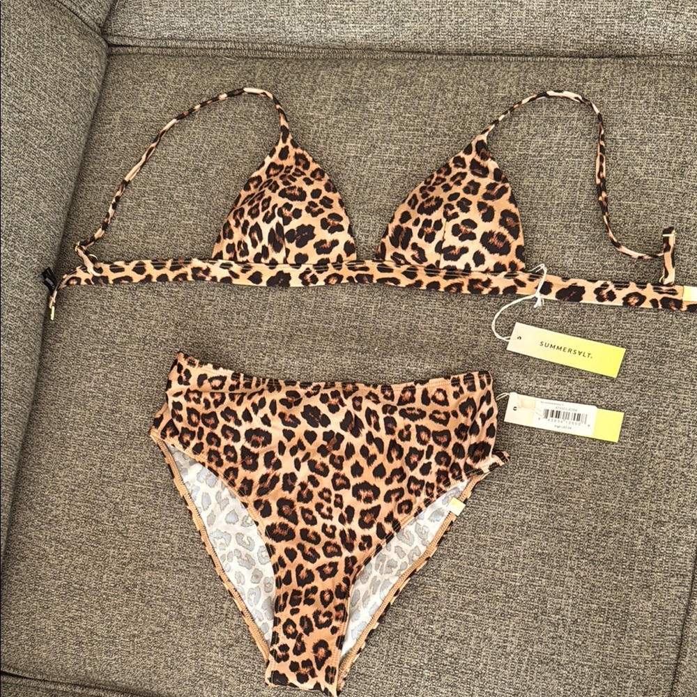 Summersalt Leopard Print Swimwear NWT